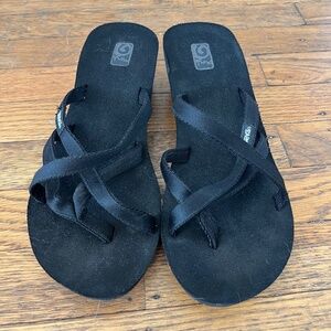 Teva Mush Mandalyn Ola Wedge Sandals - Size 8
